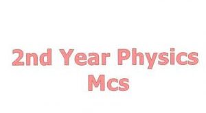 Physics Chapter 16 Alternating Current MCQs 2nd Year