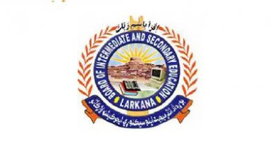 Larkana Board 9th and 10th Class Date Sheet 2025