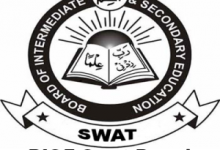 BISE Swat Board 9th and 10th Class Date Sheet 2026