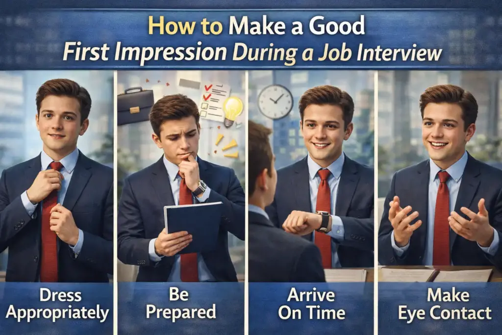 First Impression During a Job Interview