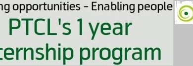 PTCL One Year Internship Program 2014-2015 NTS Registration Online Date