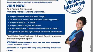 Air Blue Female Air Hostess Jobs 2025