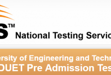 Dawood University DUET Test Result 2025 NTS Answer Keys