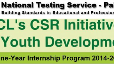 NTS Test Result PTCL One Year Internship Program 2014-2015 Answer Keys