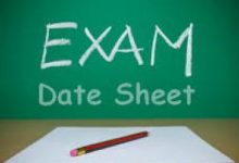 Lahore Board 12th Class Date Sheet 2025