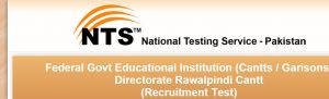 Federal Government Educational Institutions Rawalpindi Jobs 2015 NTS Form 1 Federal Government Educational Institutions Rawalpindi Jobs 2015 NTS Form,
