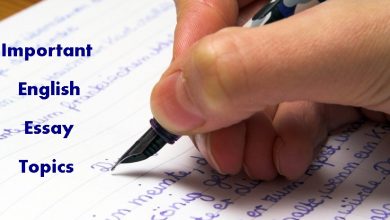 Important English Essay Topics For BA, BSc, B.Com Exams