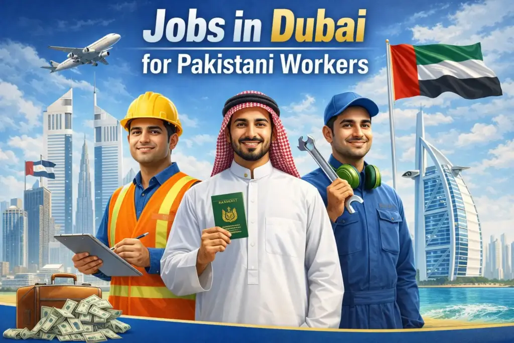 Jobs in Dubai for Pakistani