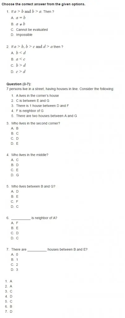NTS GAT general sample papers, Past and old Papers 2