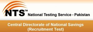 NTS Sample Papers For Central Directorate Of National Savings Islamabad 1 NTS Sample Papers For Central Directorate Of National Savings Islamabad