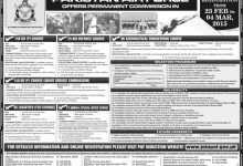 Permanent Commission In Pakistan Air Force PAF 2015 140 GD Online Registration