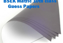 10th Class Guess Papers 2025 Karachi Board