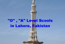 best schools in lahore for O Levels, A Levels