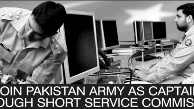 Join Pakistan Army After Engineering As Captain Through Short Service Commission