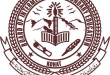 Kohat Board Inter Date Sheet 2025
