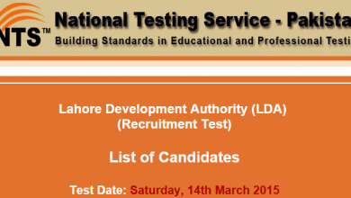 LDA NTS Test Result 2015 Assistant Director Answer Keys 14th March