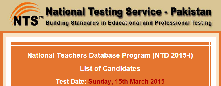 NTD Test Result 15 March 2015 NTS Answer Keys Online 1 NTD Test Result 15 March 2015 NTS Answer Keys Online