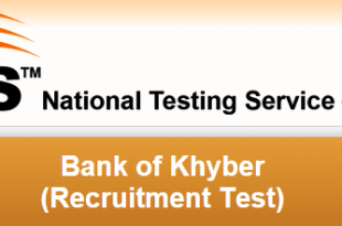 Bank Of Khyber MTO NTS Test Result 2015 3rd May