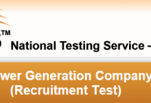 Northern Power Generation Company NTS test result 2015 3rd May answer keys