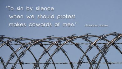 Silence Against Violence Is A Sin Speech