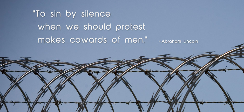 Silence Against Violence Is A Sin Speech