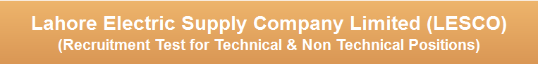 LESCO Lahore Wapda NTS Test Date 2015 Roll No Slips Download Online 1 LESCO Lahore Wapda NTS Test Date 2015 Roll No Slips