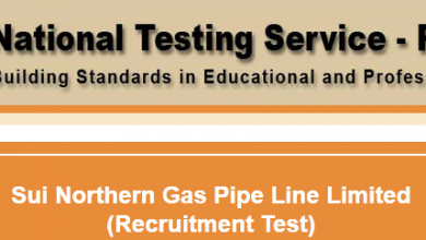 SNGPL Test Result 2025 NTS Answer Keys