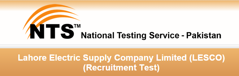 LESCO Lahore NTS Test Result 2015 28th, 29th, 30th August Lahore Electric Supply Company Limited