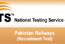 Pakistan Railways NTS Test Date 2015 Roll Number Slips Download Online