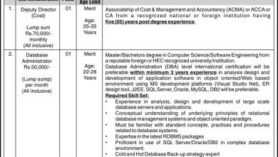 National Tariff Commission Islamabad Jobs 2015 Application Form Last Date