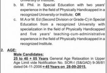 Ppsc Special Education Jobs 2015 Headmaster Headmistress Apply Online Form
