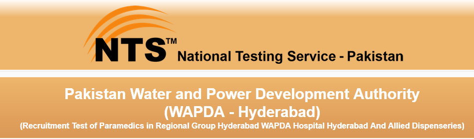 WAPDA NTS Test result 2015 Hyderabad Sunday 6th September Answer Keys