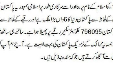 Interesting Facts About Pakistan