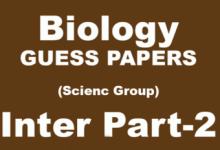 Biology Guess Paper 2025 2nd Year Lahore Board