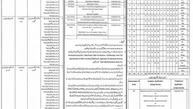 District Jhelum Educators Jobs 2016 Application Form