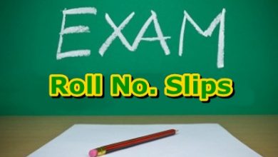 University of Peshawar BA BSc Roll No Slips 2025