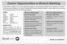 Faysal Bank Limited Jobs 2016 Apply Online Last Date