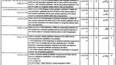 Health Department District Okara Jobs 2016 Application Form Date Advertisement