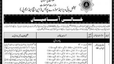 Motorway Police Junior Patrol Officer Jobs PTS Entry Test Date 2025 Sample Paper