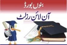 Bannu Board 1st year Result 2025 Biseb.edu.pk