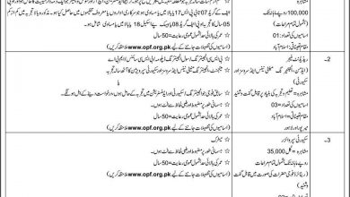 Overseas Pakistani Foundation OPF Jobs 2017 PTS Application Form, Date