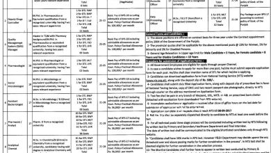 Drugs Testing Laboratory Lahore Jobs 2017 NTS Application Form Download