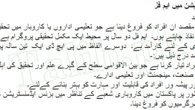 M.Phil In Business Administration In Pakistan Subjects, Scope, Career