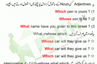 Demonstrative And Interrogative Adjectives Definition, Examples In Urdu