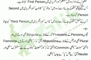 Personal, Reflexive, Relative Pronoun Definition In Urdu With Examples