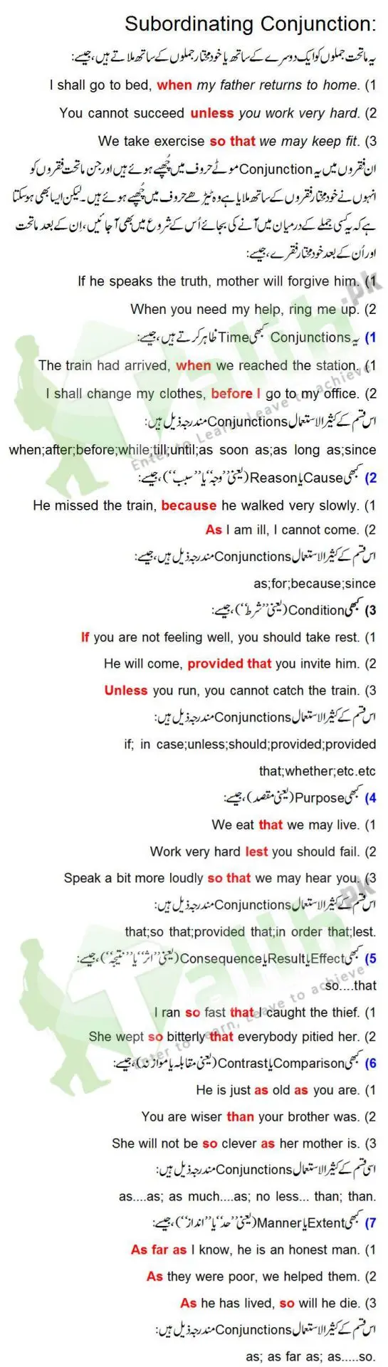 Coordinating Conjunction And Subordinating Conjunction Definition And Examples In Urdu 2 Coordinating Conjunction And Subordinating Conjunction Definition And Examples In Urdu
