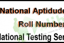 NTS NAT Test Roll Number Slip 2025