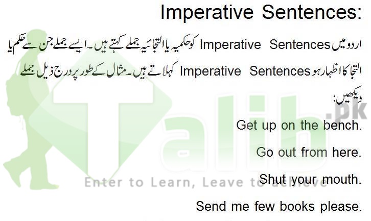 Kinds Of Sentences In English Grammar With Examples In Urdu