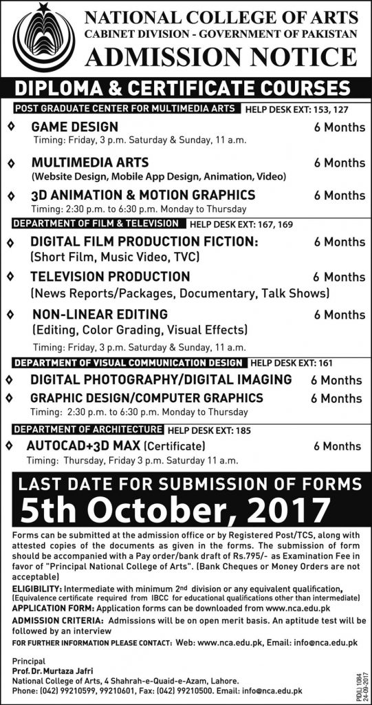 Nca lahore thesis display 2018 04 image
