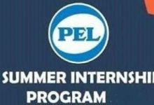 PEL Summer Internship Program 2025 Apply Online Last Date